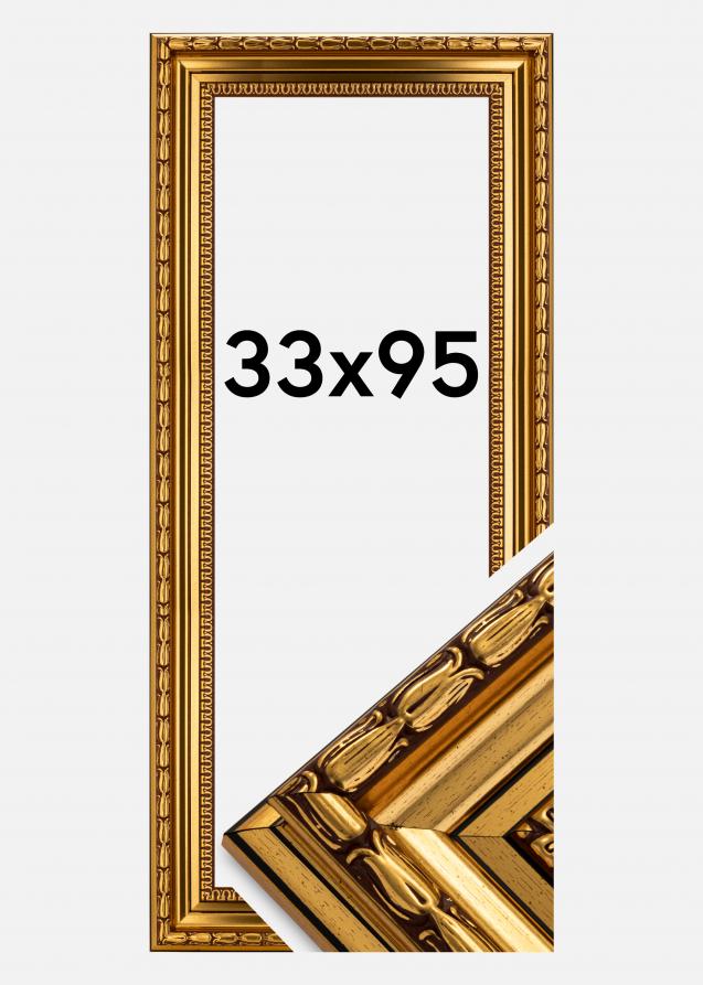 Rahmen Birka Premium Gold 33x95 cm