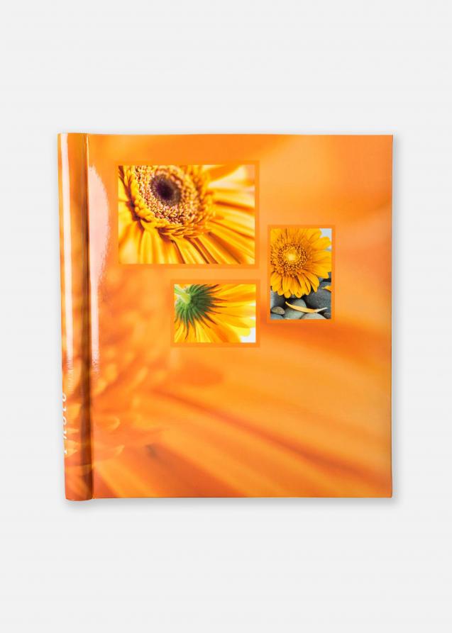 Singo Album selbstklebend Orange (20 weiße Seiten / 10 Blatt)