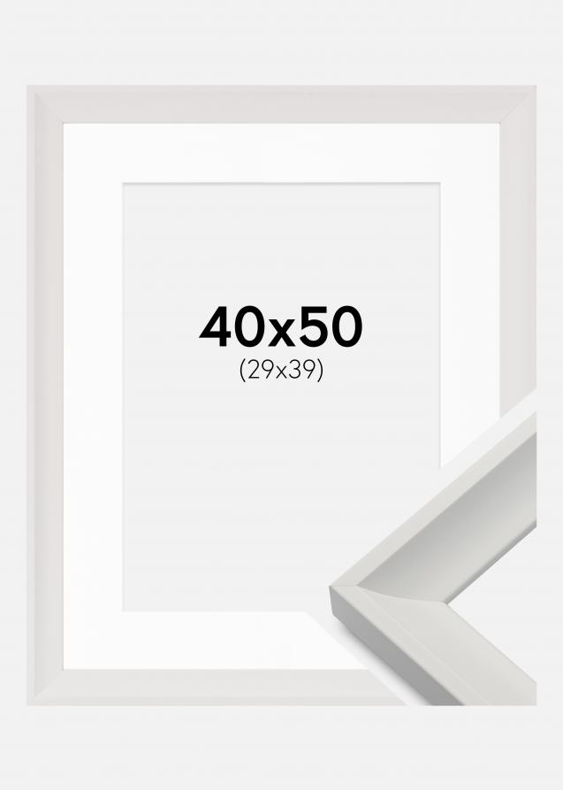 Rahmen Öjaren Weiß 40x50 cm - Passepartout Weiß 30x40 cm
