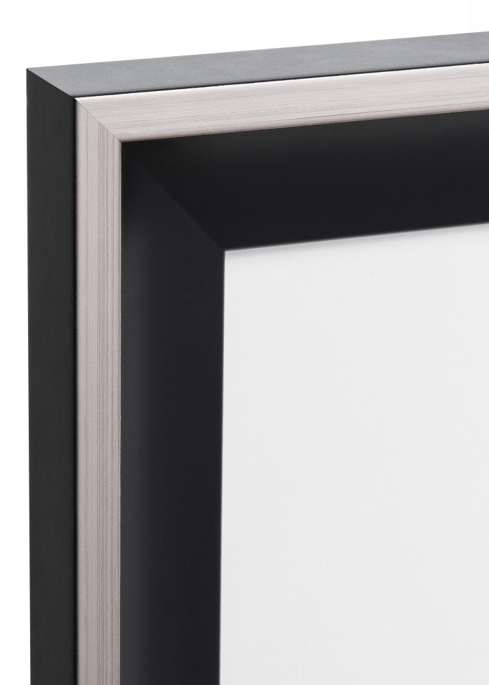 Rahmen jaren Schwarz-Silber 70x70 cm