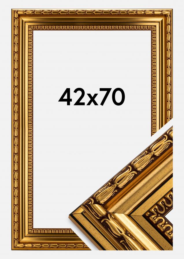 Rahmen Birka Premium Gold 42x70 cm