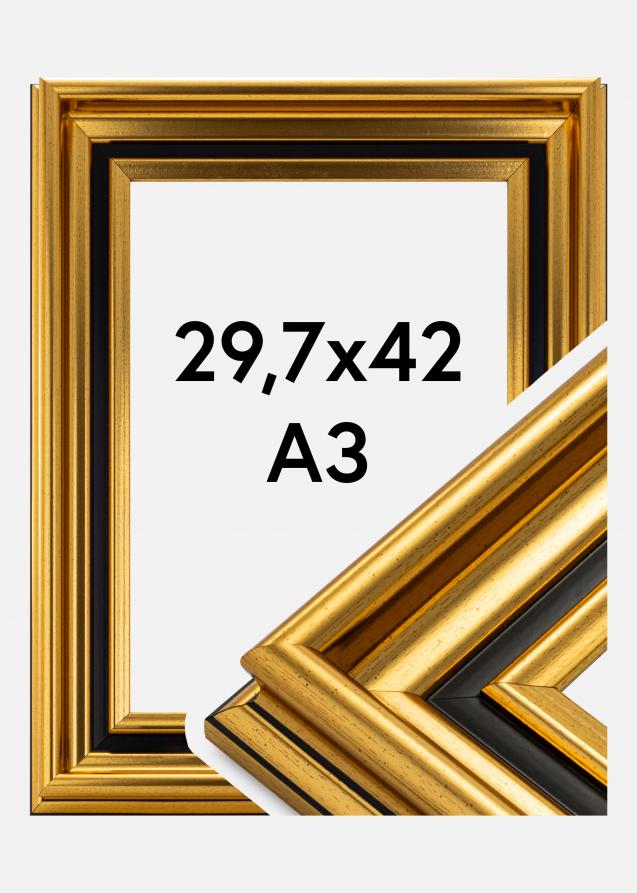 Rahmen Gysinge Premium Gold 29,7x42 cm (A3)