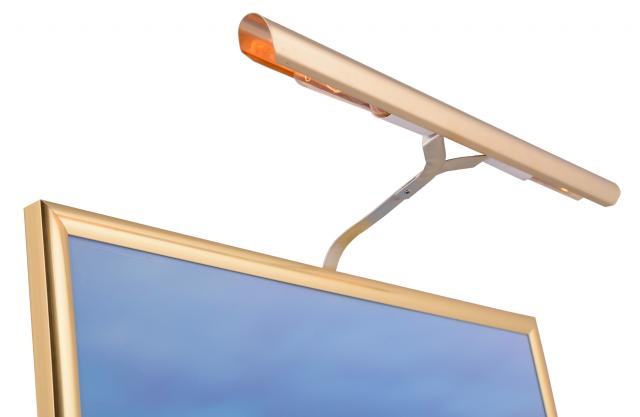 Eklunds Uno 2 für Rahmenbreite 80-120 cm Bildbeleuchtung - Messing