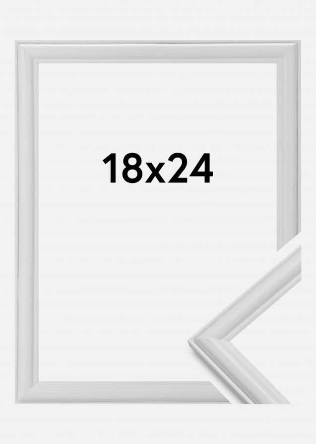 Rahmen Line Weiß 18x24 cm