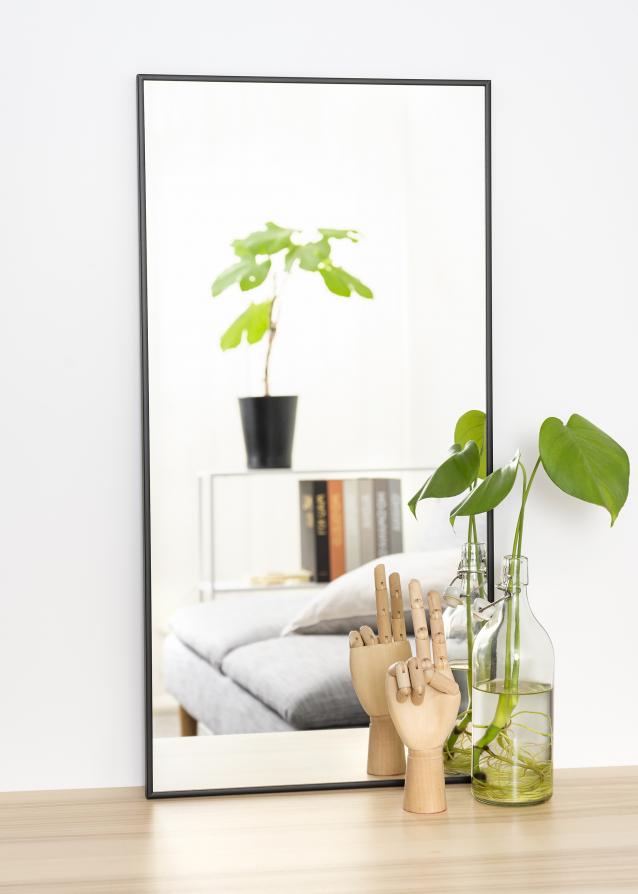 Spiegel Narrow Schwarz 41x81 cm