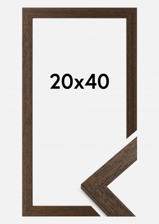 Rahmen Brown Wood 20x40 cm