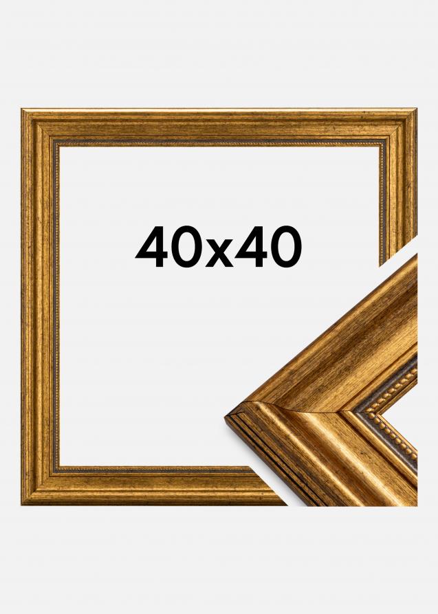 Rahmen Rokoko Acrylglas Gold 40x40 cm