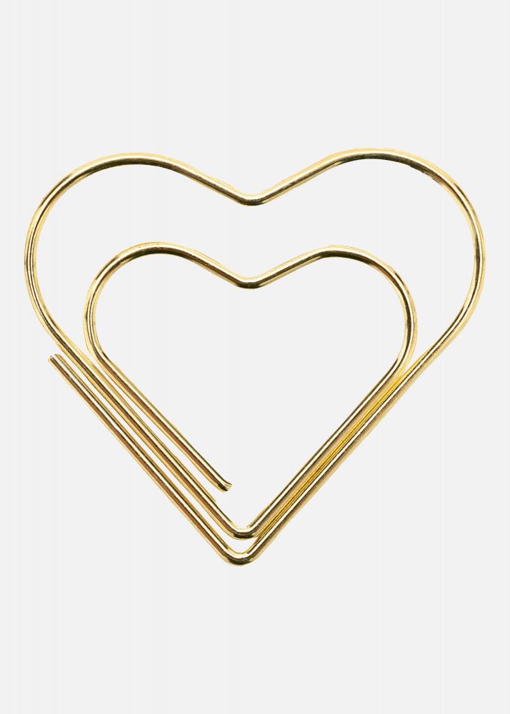 PAC Metall Paperclip Heart Gold