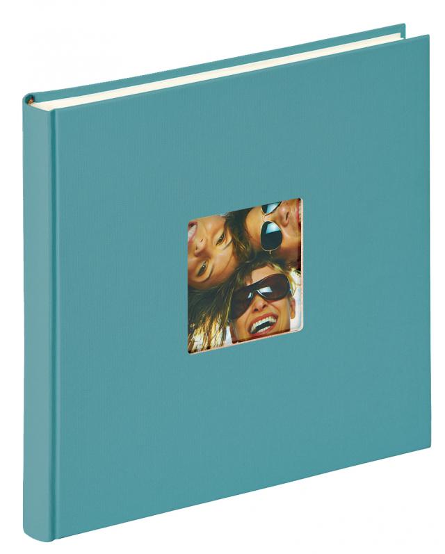 Fun Album Türkis - 26x25 cm (40 weiße Seiten / 20 Blatt)