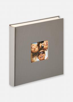 Fun Design Grau - 30x30 cm (100 weie Seiten / 50 Blatt)