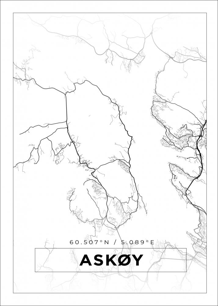 Map - Asky - White