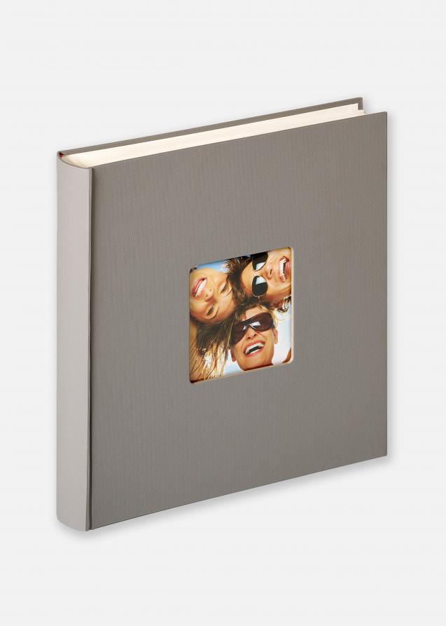 Fun Design Grau - 30x30 cm (100 weiße Seiten / 50 Blatt)