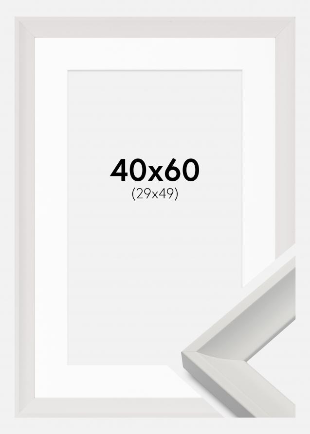 Rahmen Öjaren Weiß 40x60 cm - Passepartout Weiß 30x50 cm