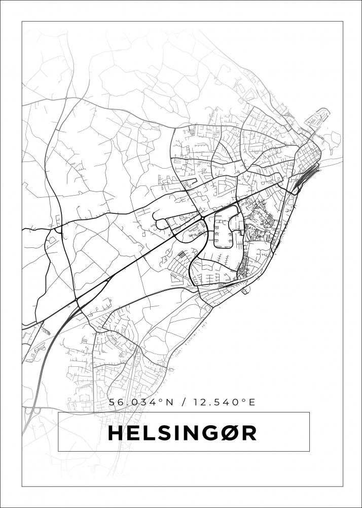Map - Helsingr - White