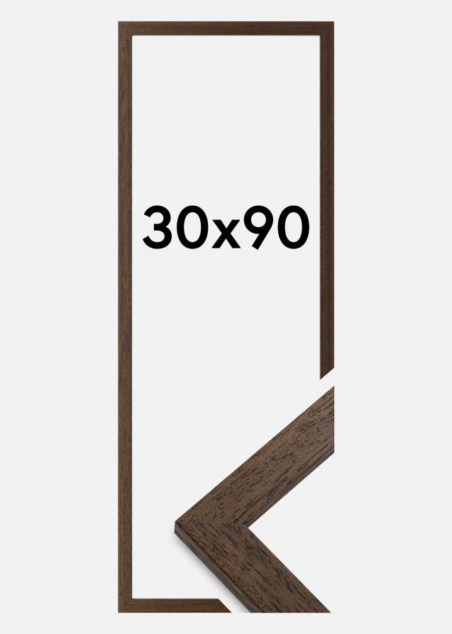 Rahmen Brown Wood 30x90 cm