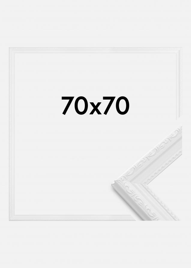 Rahmen Abisko Acrylglas Weiß 70x70 cm