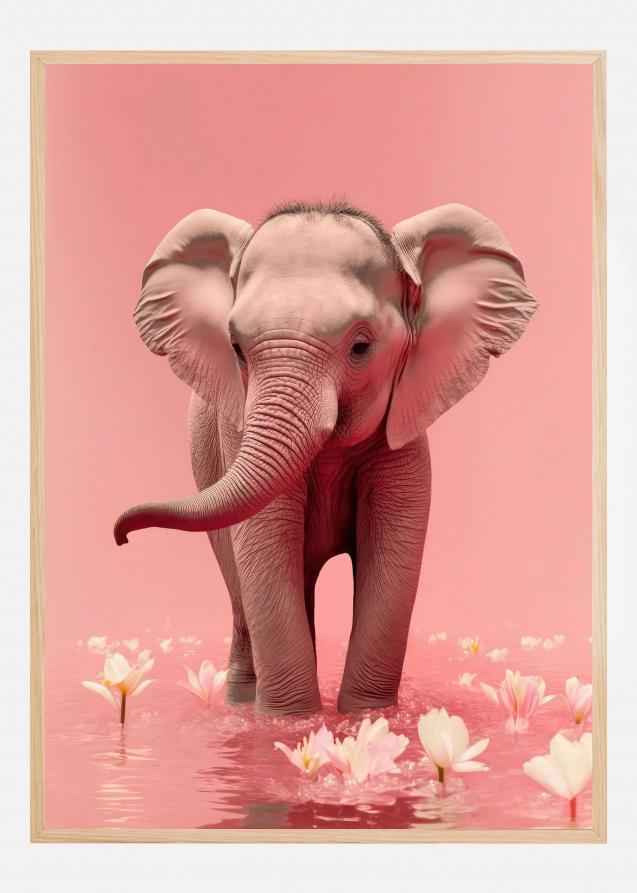 Young Elephant Poster