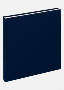Cloth Fotoalbum Blau - 22,5x24 cm (40 weie Seiten / 20 Blatt)