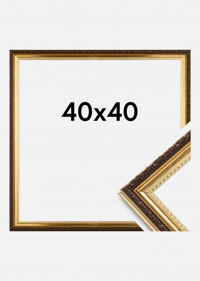 Rahmen Abisko Acrylglas Gold 40x40 cm