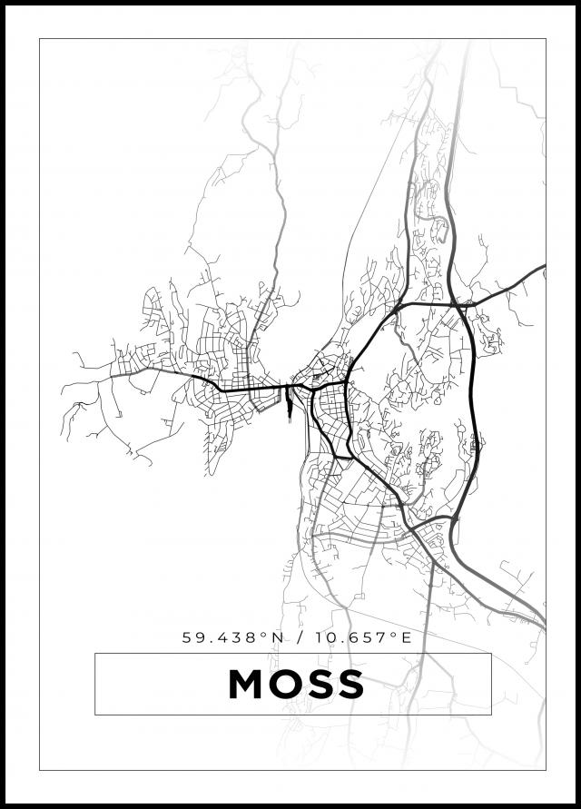 Map - Moss - White