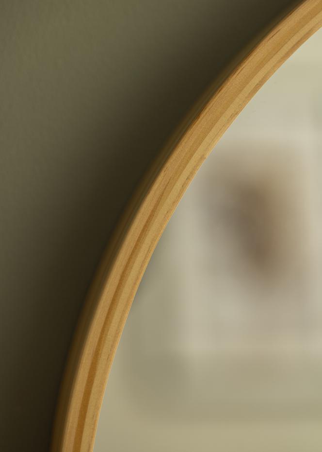 KAILA Runder Spiegel Deep - Oak 50 cm 
