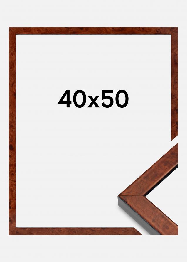 Rahmen Hermes Acrylglas Burr Walnut 40x50 cm