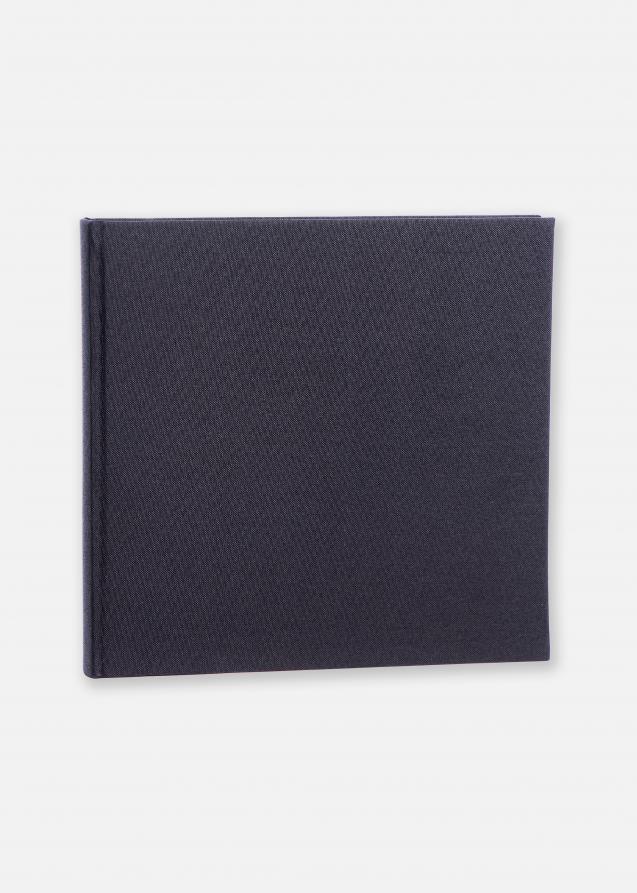 Base Line Canvas Schwarz 26x25 cm (40 weiße Seiten / 20 Blatt)