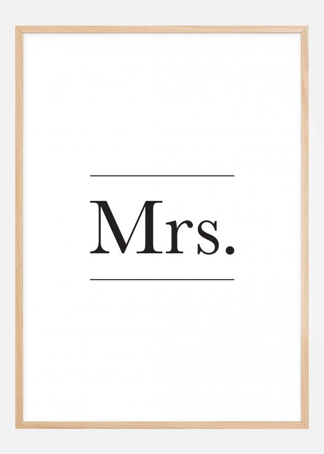 Mrs Poster