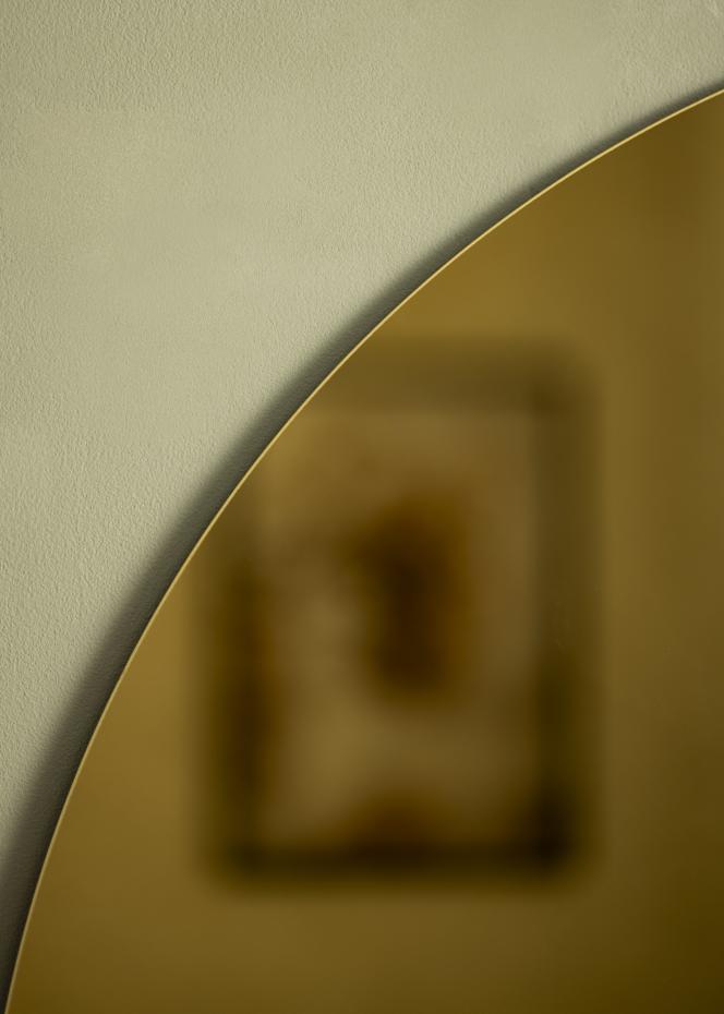 KAILA Runder Spiegel Gold 90 cm 