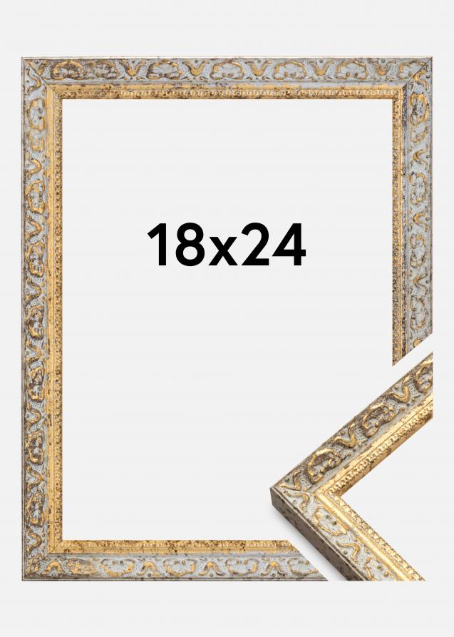 Rahmen Smith Gold-Silber 18x24 cm