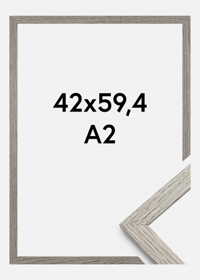 Rahmen Stilren Acrylglas Grey Oak 42x59,4 cm (A2)