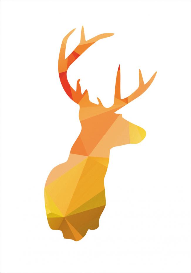 Deer - Autum Poster