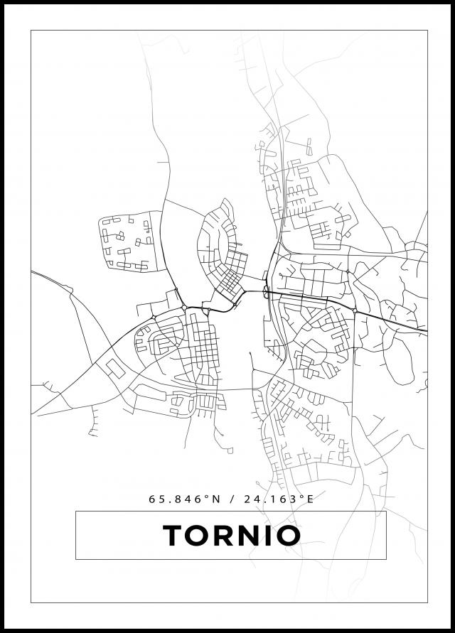 Map - Tornio - White