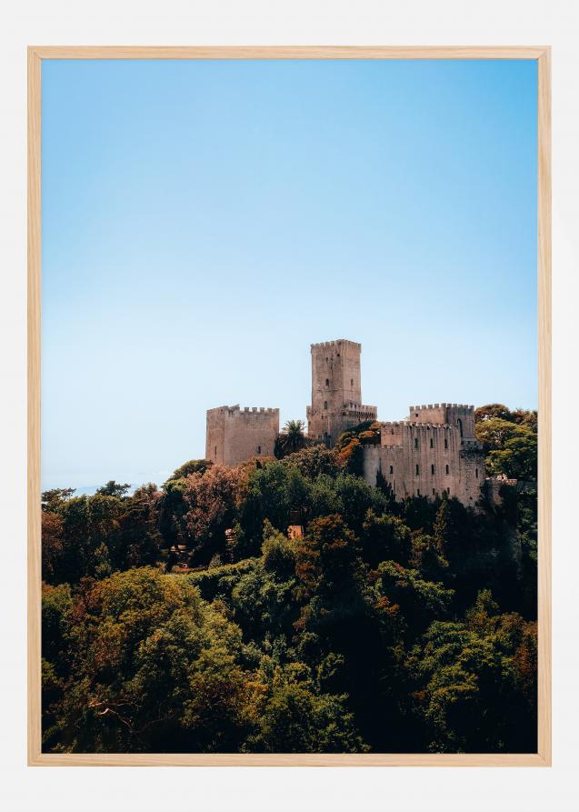 Mountain Castle Poster