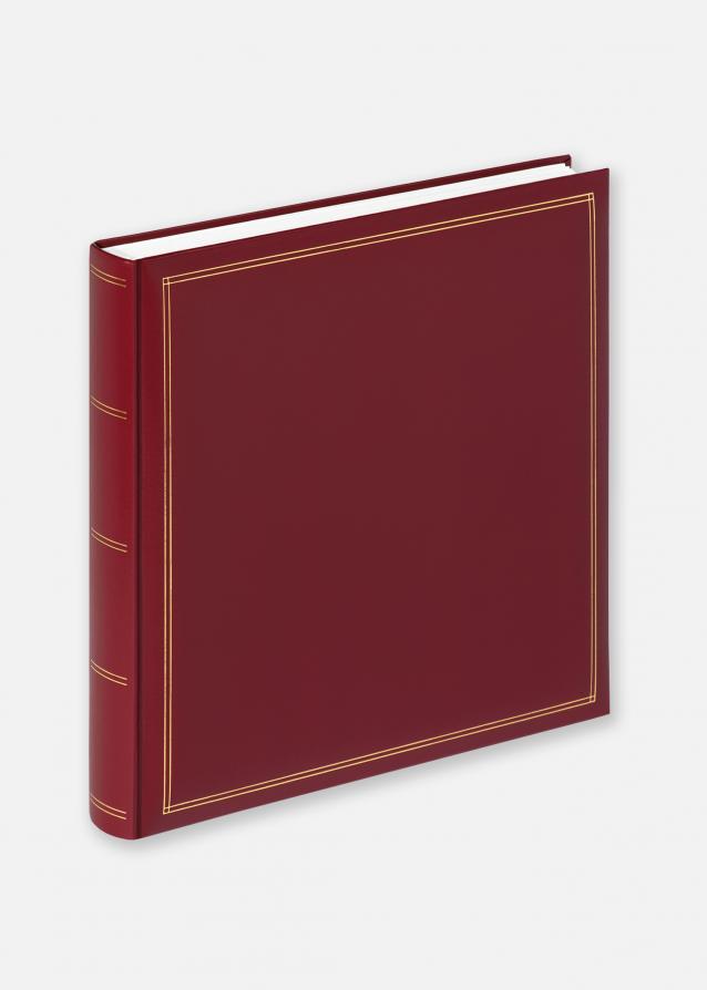 Monza Album Classic Rot - 34x33 cm (60 weiße Seiten / 30 Blatt)