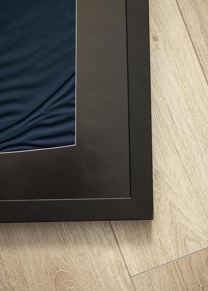 Rahmen Jersey Box Acrylglas Schwarz 60x80 cm