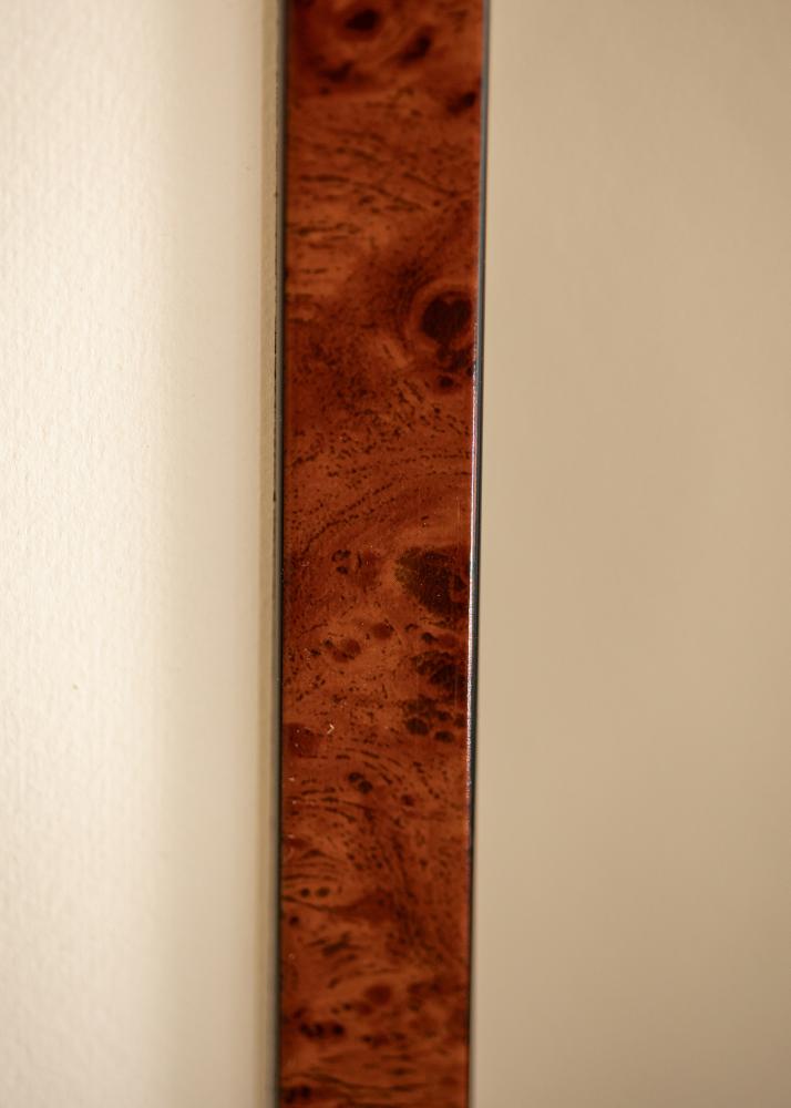 Rahmen Hermes Acrylglas Burr Walnut 56x71 cm