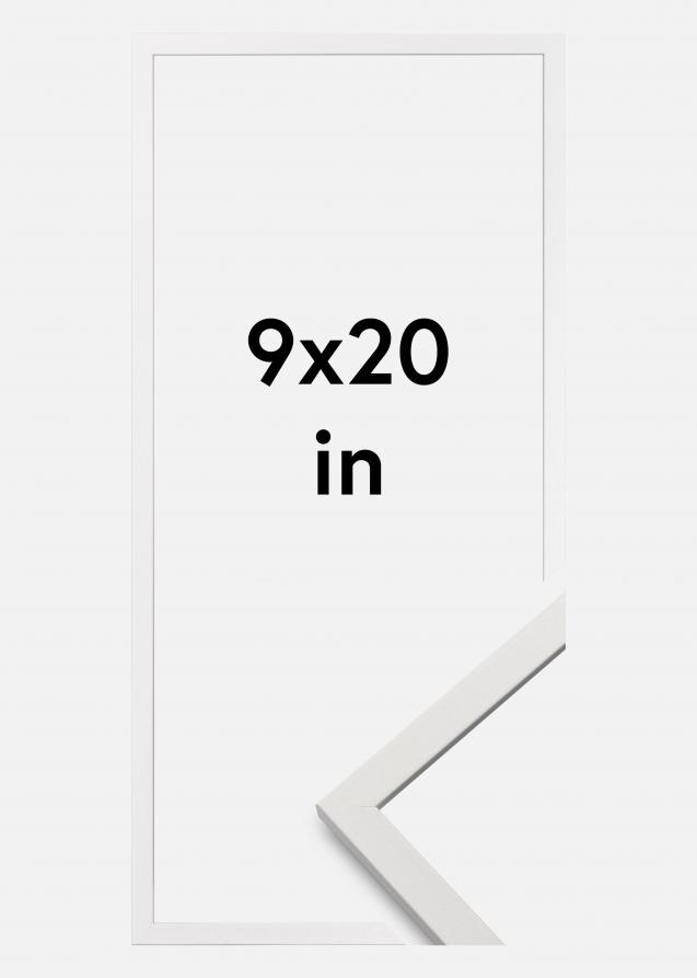 Rahmen Edsbyn Acrylglas Weiß 9x20 inches (22,86x50,8 cm)