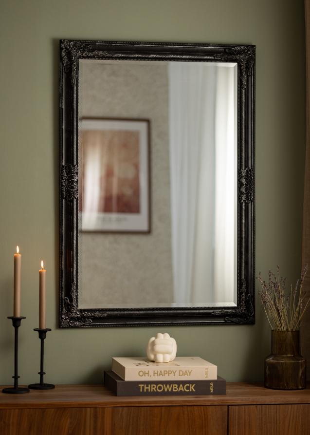 Spiegel Bologna Schwarz 60x90 cm