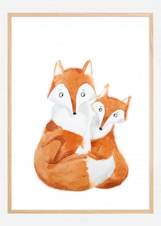 Fox Family Poster