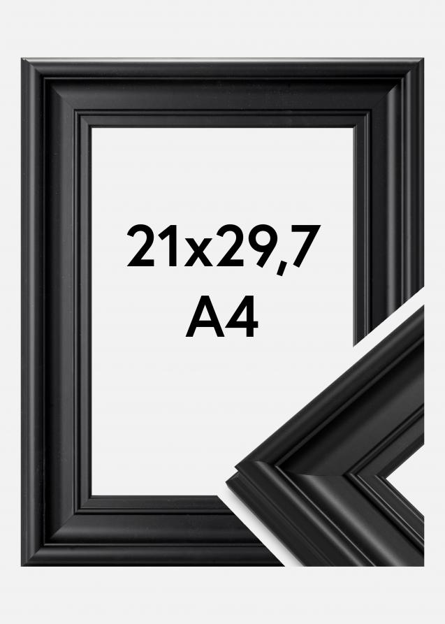 Rahmen Mora Premium Acrylglas Schwarz 21x29,7 cm (A4)