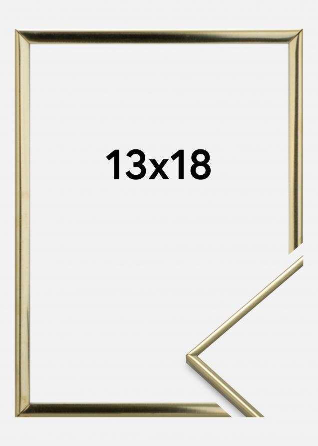Rahmen Slät Metall Gold 13x18 cm
