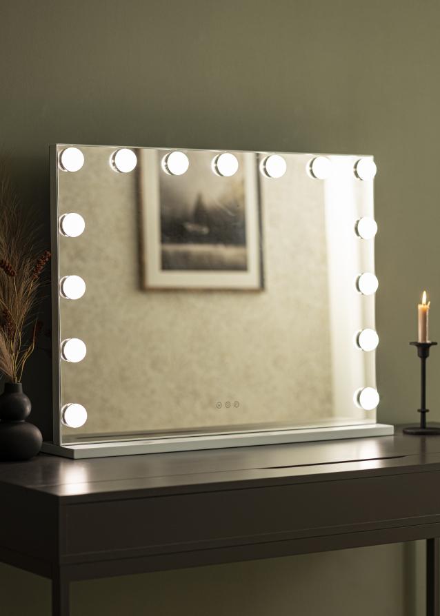 KAILA Kosmetikspiegel Vanity LED 15 Weiß 80x60 cm