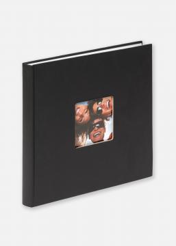 Fun Album Schwarz - 26x25 cm (40 weie Seiten / 20 Blatt)