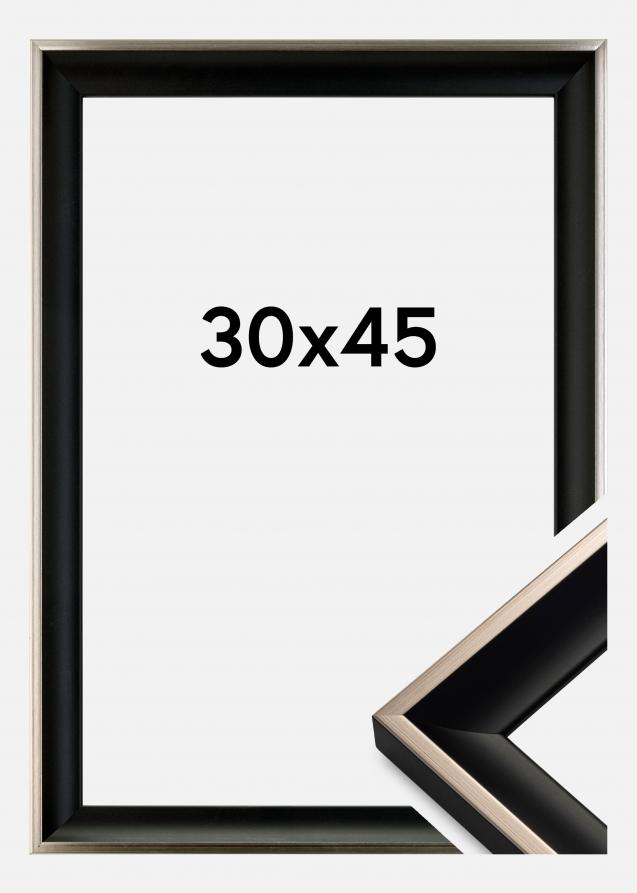 Rahmen Öjaren Schwarz-Silber 30x45 cm