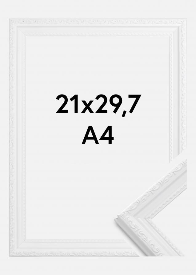 Rahmen Abisko Acrylglas Weiß 21x29,7 cm (A4)