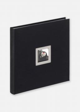 Black & White Album Schwarz - 30x30 cm (50 schwarze Seiten / 25 Blatt)