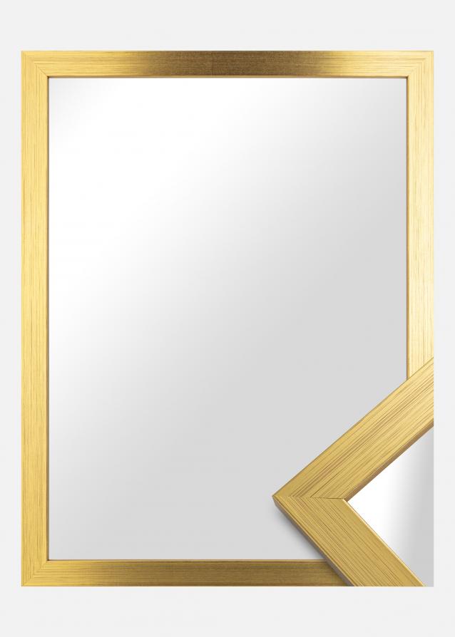 Spiegel Gold Wood - Maßgefertigt