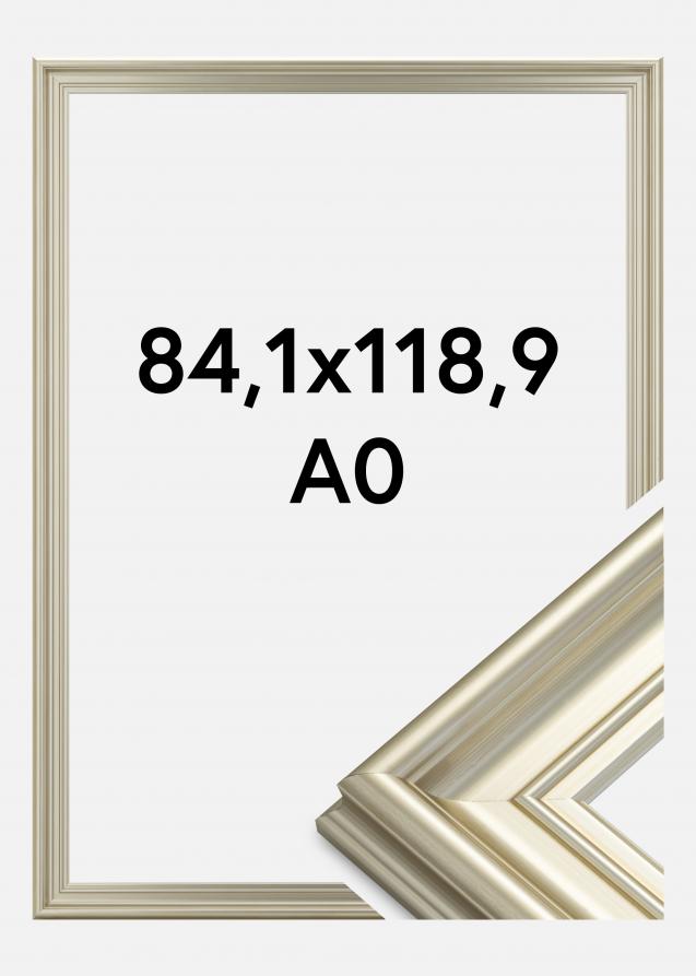 Rahmen Mora Premium Silber 84,1x118,9 cm (A0)