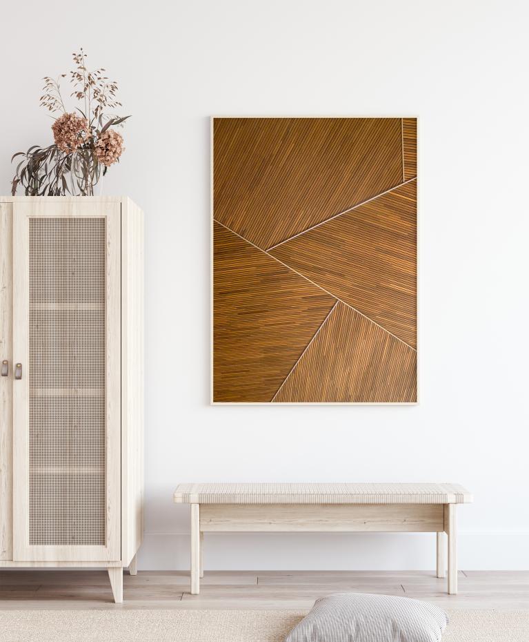 Abstract Wood Poster